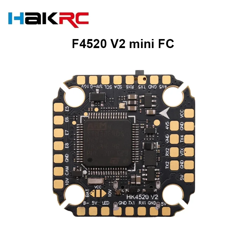 

HAKRC F4520 V2 mini flight control интегрированный двойной BEC барометр гироскоп OSD Oneshot Dshot Mutishot 2-6S для FPV гоночного дрона