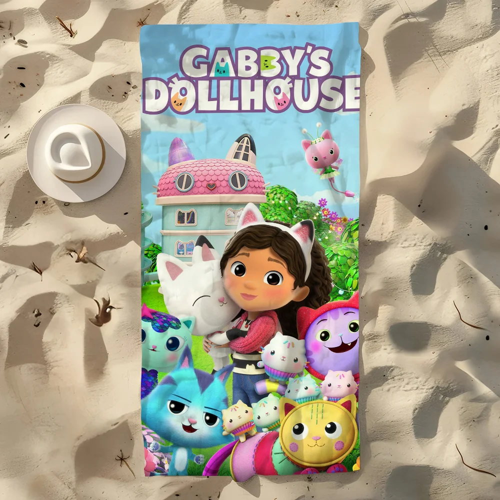 منشفة دمية الصالة الرياضية دش التخييم سريعة الجافة الرياضة كبيرة G-Gabbys مناشف الشاطئ لينة بركة لطيف الكرتون هدية للسفر #1