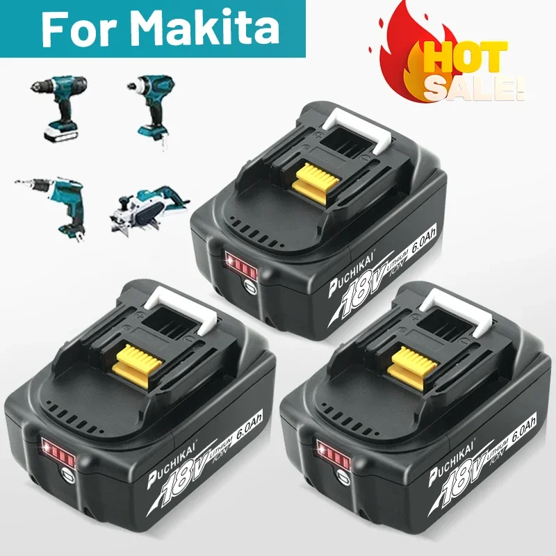 

Аккумулятор 18 В, 9000 мАч для Makita BL1850B, литий-ионный BL1840B BL1860 BL1890 BL1815 BL1830 BL1835, аккумуляторы для аккумуляторных дрелей LXT400