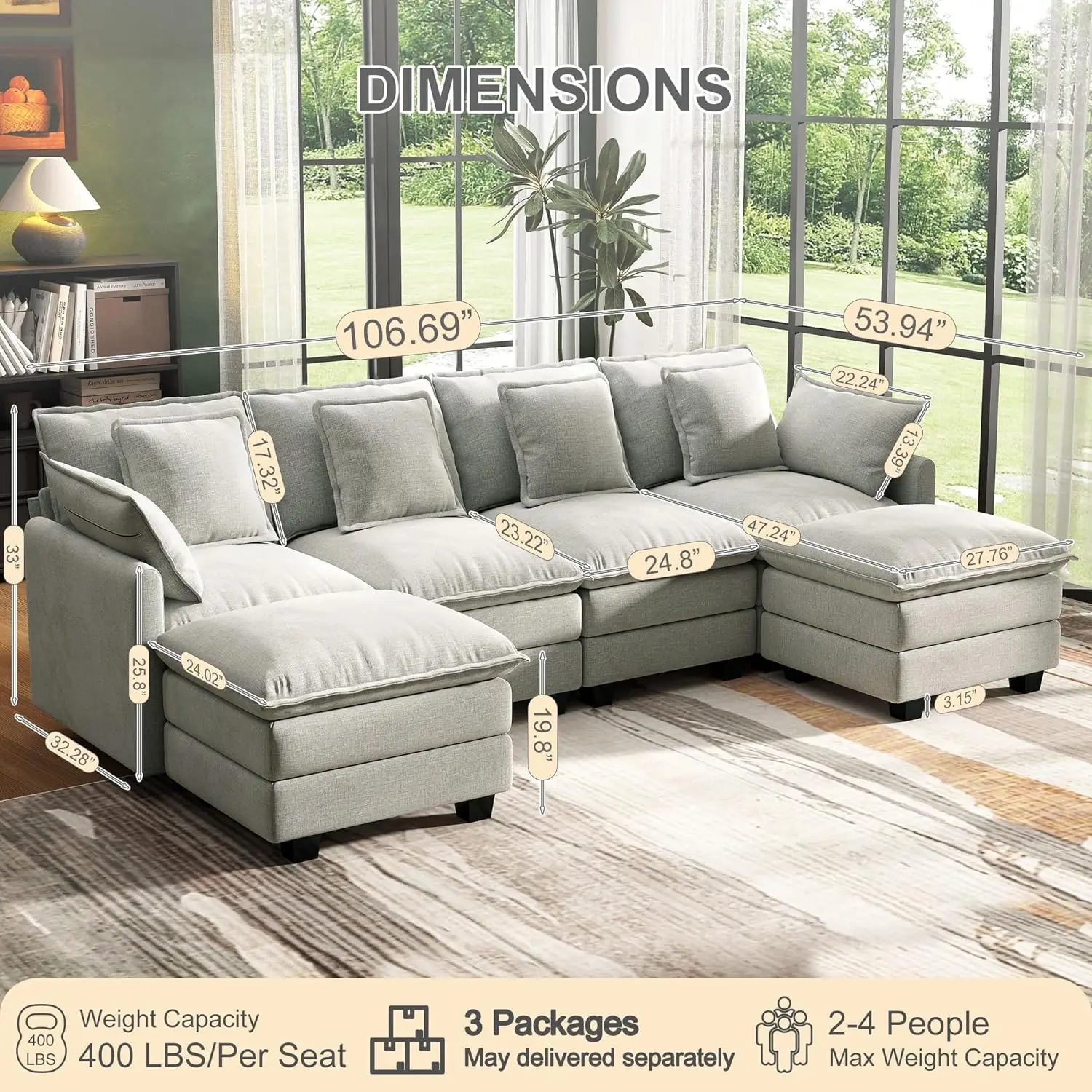 Thumbnail 2 - #27 Best Rated Modular Sectional Sofas to Buy in 2026