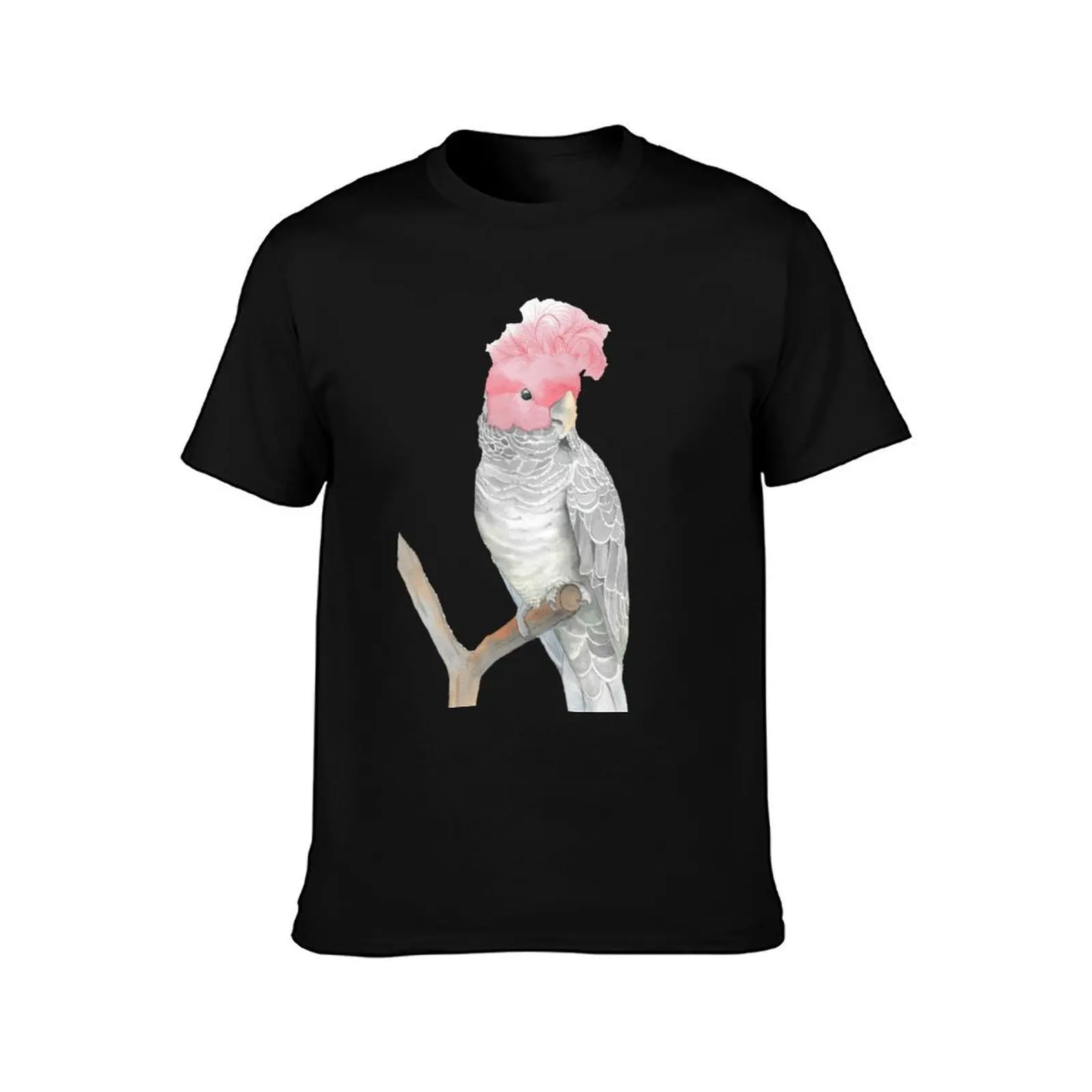 gang gang cockatoo red head cacatua watercolor T-Shirt Moisture Wicking Quick Dry Tee T-Shirt