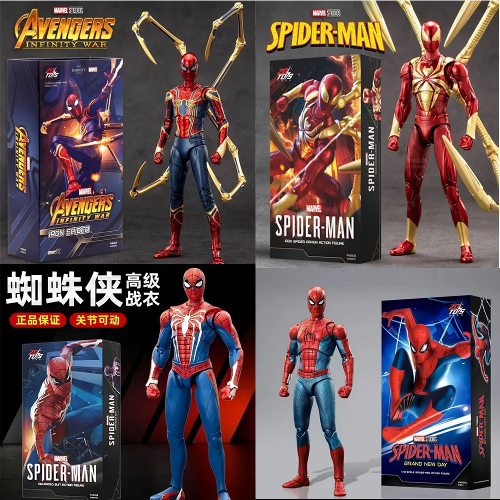 ZDTDS Spider Man Collection Limited Edition Spider Man Marvel Hero Magnetic Removable Joint Character Ornament Halloween Gift
