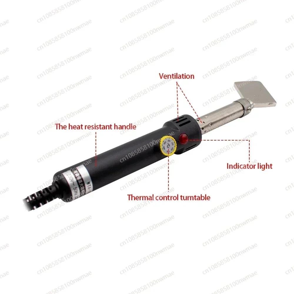 

PU Round Belt Welding Soldering Iron Drive Belt Connector Polyurethane Belt Hot Melt Machine 200W 0-400℃ Adjustable WTA-200