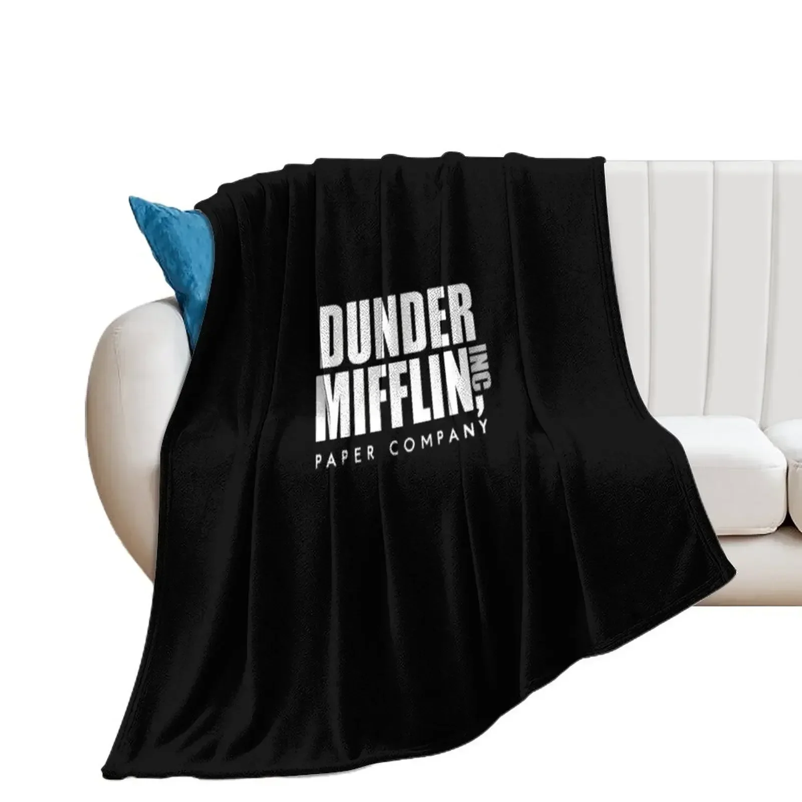 Dunder Mifflin Paper Company Throw Blanket Summer Sofa Throw Soft Big Flannel Blankets