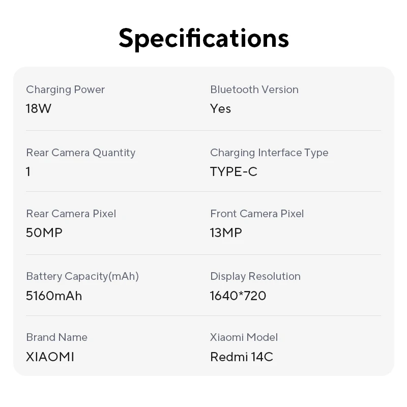 Рисунок 5 - Xiaomi Redmi 14C NFC-смартфоны