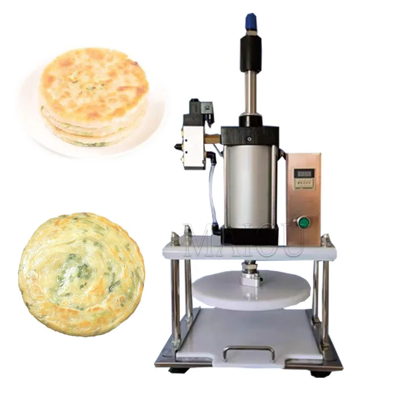 

Pneumatic Cake Press Tortilla Press Machine Making Machine Commercial Pizza Dough Pressing Machine