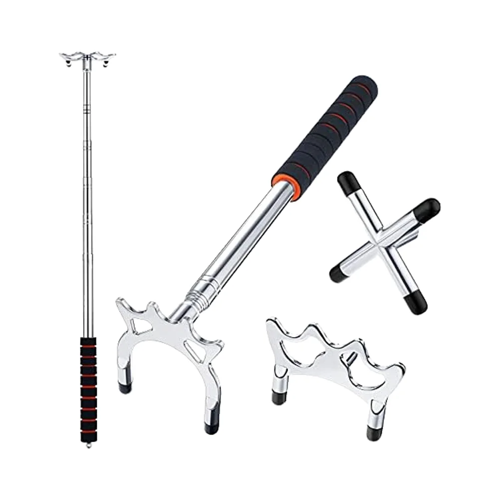 

3-piece extendable billiard club set with brass bridge fittings, used for billiard tables