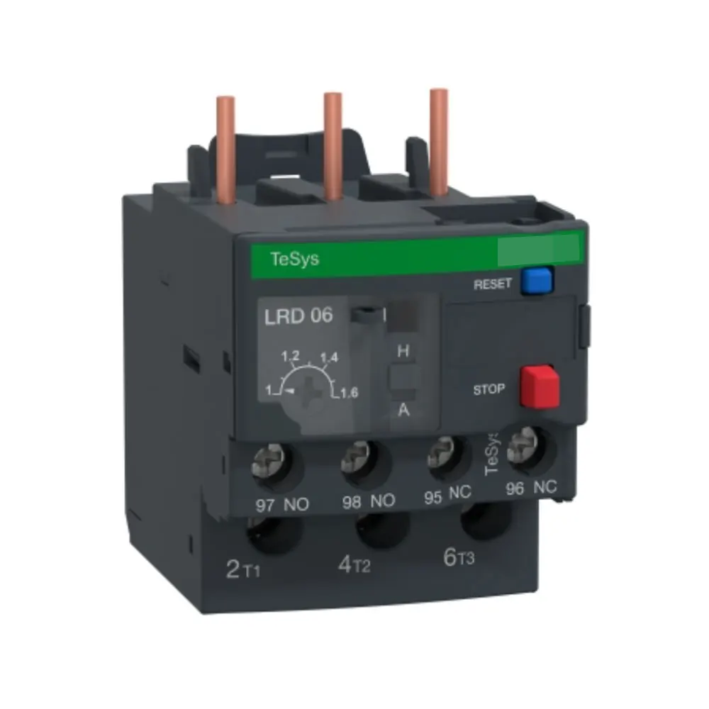 NEWBrand New 100% Original  LRD06  Thermal Overload Relay 1.6-2.5A Adjustable Motor Protector