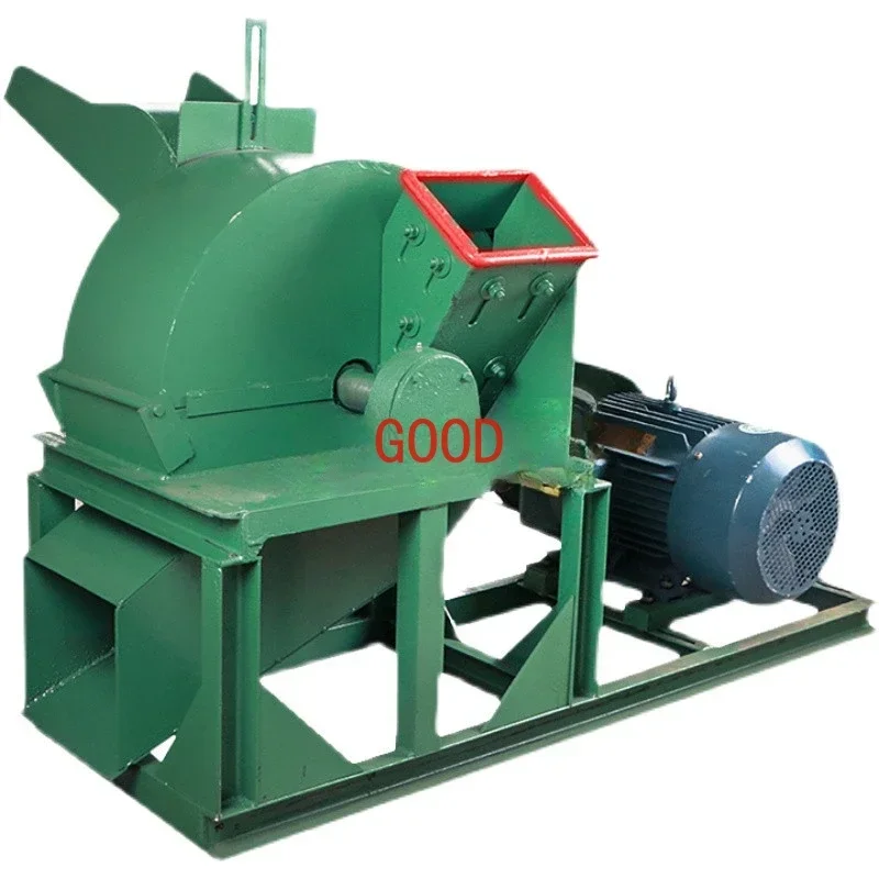 420 Model Commercial Electric Wood Branch Crushing Machine Waste Wood Material Crusher Equipment Timber Crushing Shredder