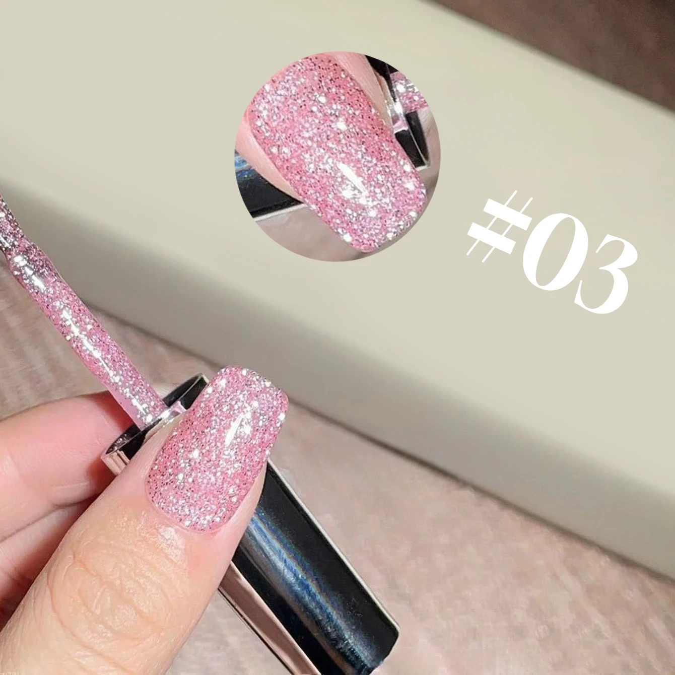 12ML 2025 New Arrival 12-Color Glitter Gel Nail Polish Set Sparkling Shimmer Diamond Sequins for Nail Art Long-lasting Shine