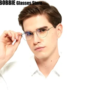 Gözlükler, yuvarlak çerçeve, erkek ve dişi için kare, vidasız gözlükler, gözlükler, oval şekilli, Danimarka markası, tasarım, Kore havası, titanyum yüzük, yeni Objektifin kenarına 8 çekirdekli satışlar-no. 6