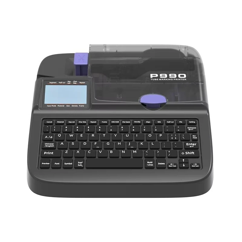 Digital Commercial P990 Cable Wire Label Barcode Printer Cable Tags Printer Thermal Heat Shrink Tube Printers Printing Machine