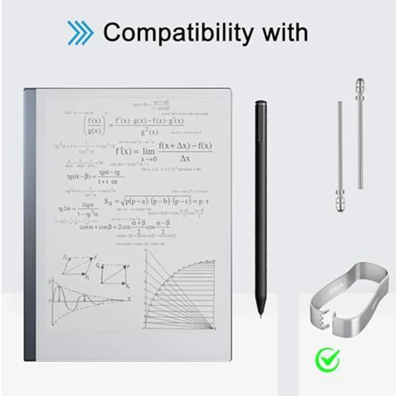 Embouts de stylo de rechange en titane sans usure avec outil d'installation, stylo numérique universel, facile à utiliser, 2 lisses et de fierté