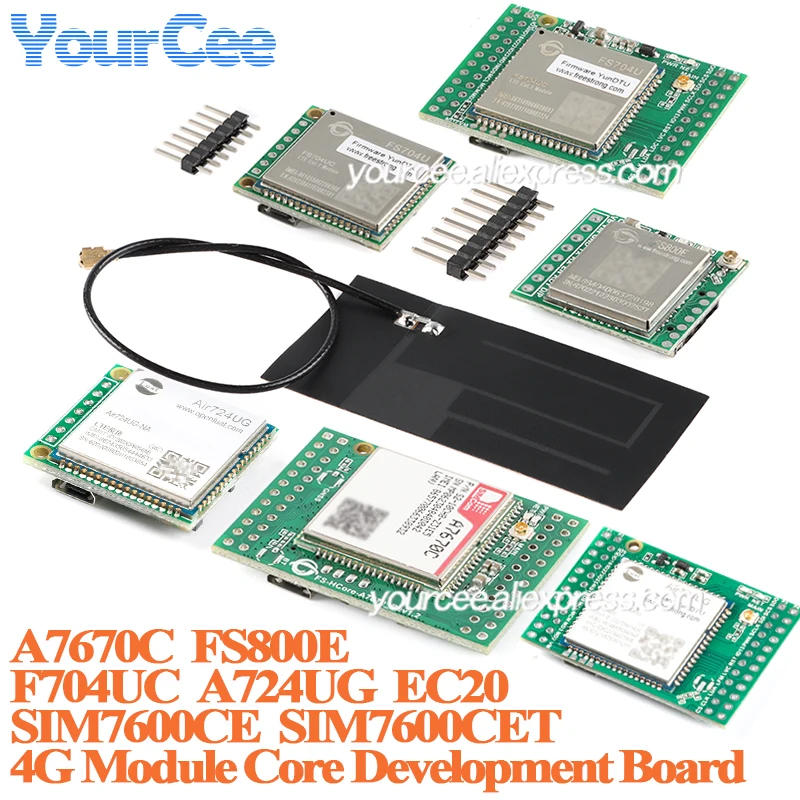 Moduł płytki rozwojowej A7670C 4G CAT.1 Full Netcom LTE+GSM STM32 FS-MCore-A7670C FS-HCore-A7670C FS800E F704UC A724UG