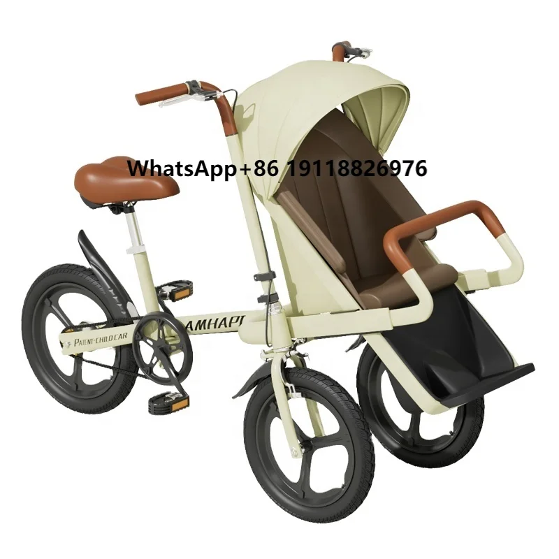 

Portable Travel Stroller Baby Pushchair Parental Control Tricycle Bike Three Wheel Folding Mother and Baby Bike Strollers Prams.