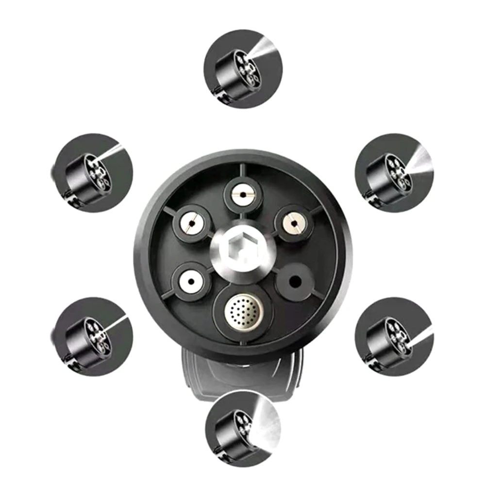 Multi-Funcional Alta Pressão Cleaner Bico, Alta Pressão, Água Car Lavagem Acessórios, 6 em 1