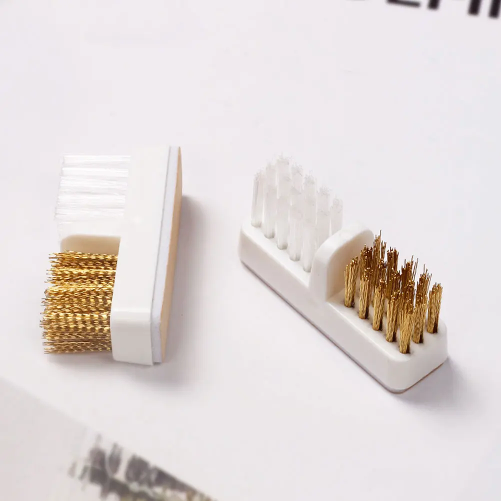 

1 Set Clean Box Bit Brush Detachable Drill Bit Brush Manicure Supply Portable For Salon Home Use Cleans Polishing Heads Bits