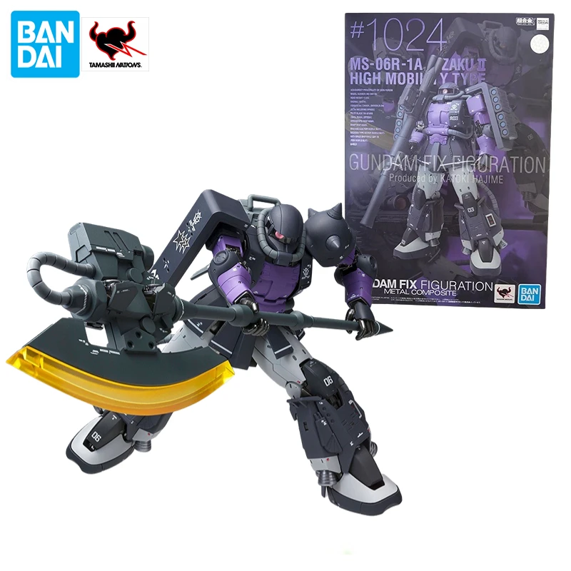 

Bandai FIX 1024 High Mobility Type Zaku II GFFMC MS-06R-1A Black Tri-Star Anime Action Figure Toy Gift Model Collection Hobby