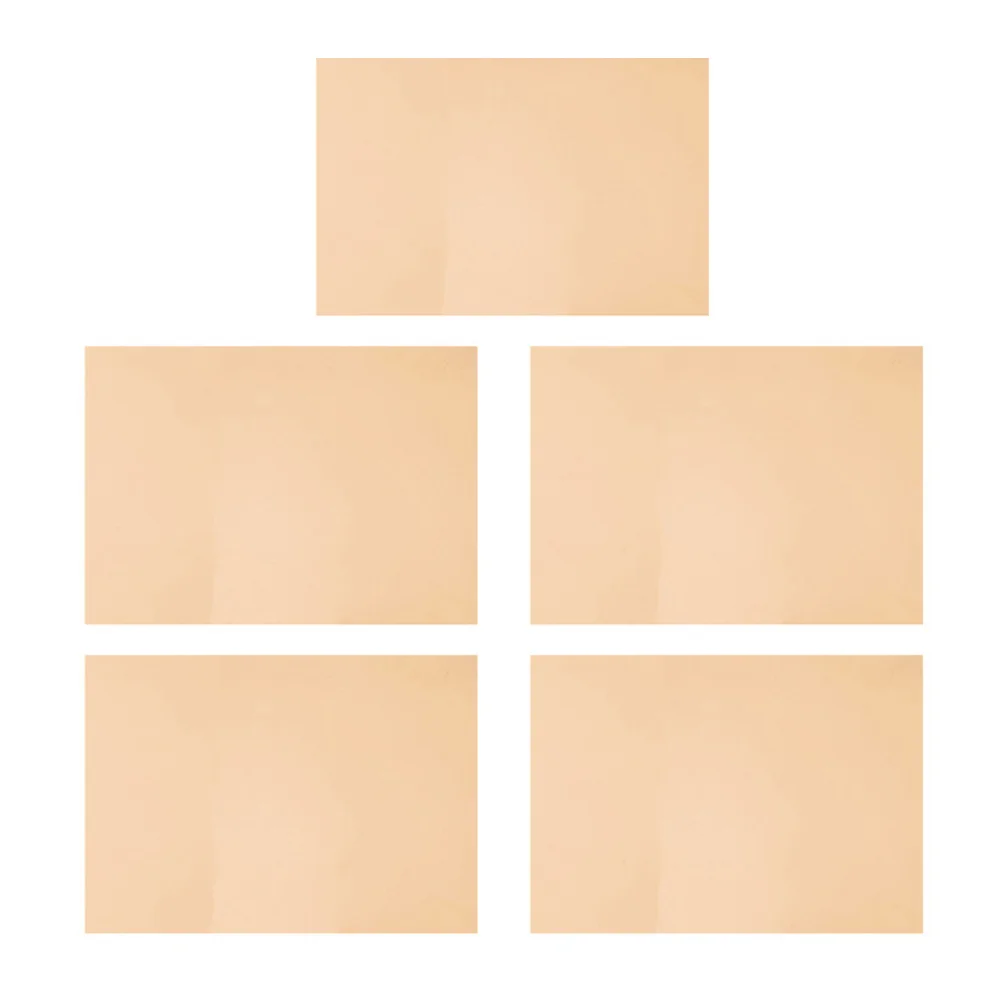 

5 Sheets Transparent PVC Film Color Filters Hard Plastic Light Diffuser Sheets Colored Gels Photography Studio Use