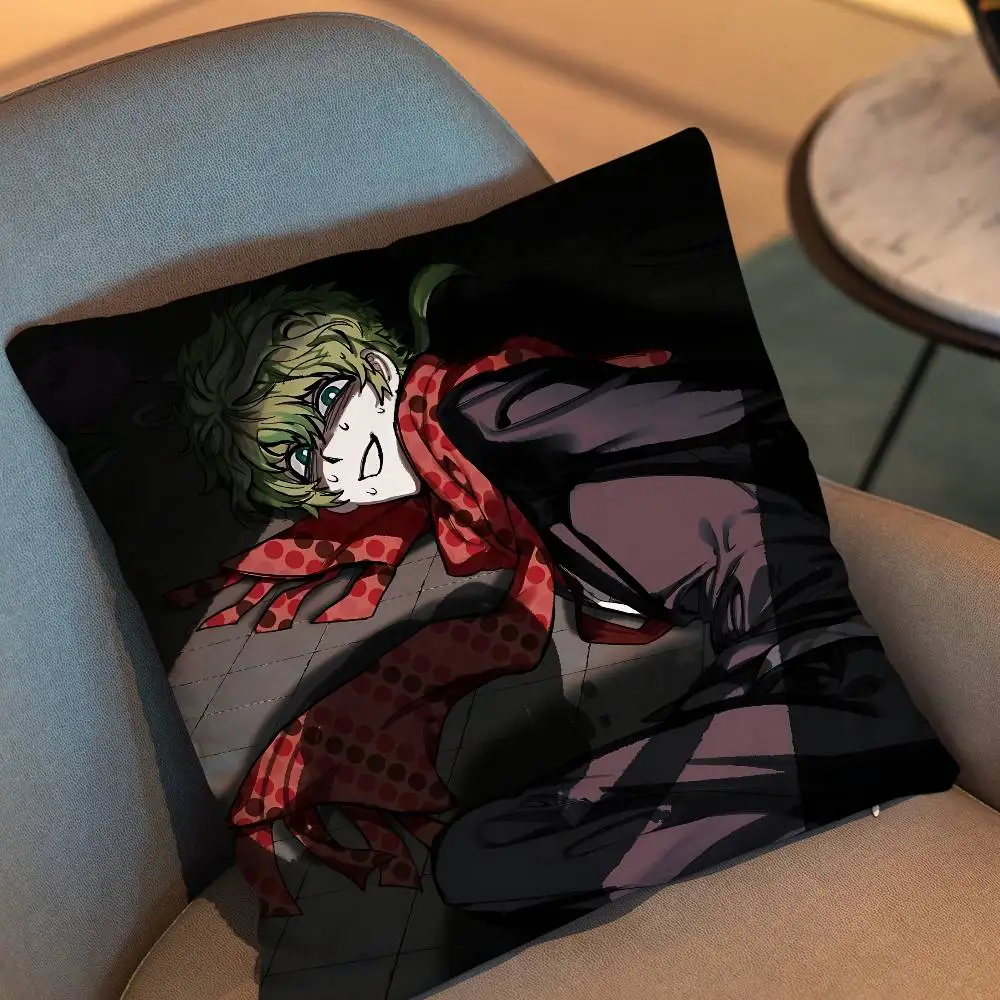 Horror Adventure Your Turn to Die YTTD Pillow Case Anti-dustmite Invisible zipper silky short plush Sofa cushion cover