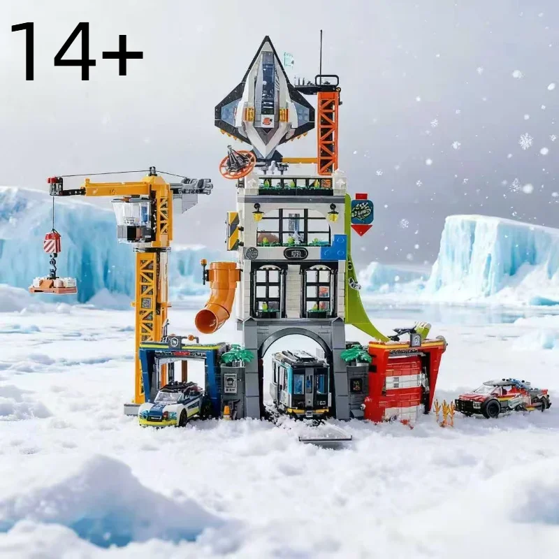 2025 MOC 60473 The City Tower Battle Model Building Blocks 1941pcs Architecture Bricks Street View Toys for Kids Christmas Gift