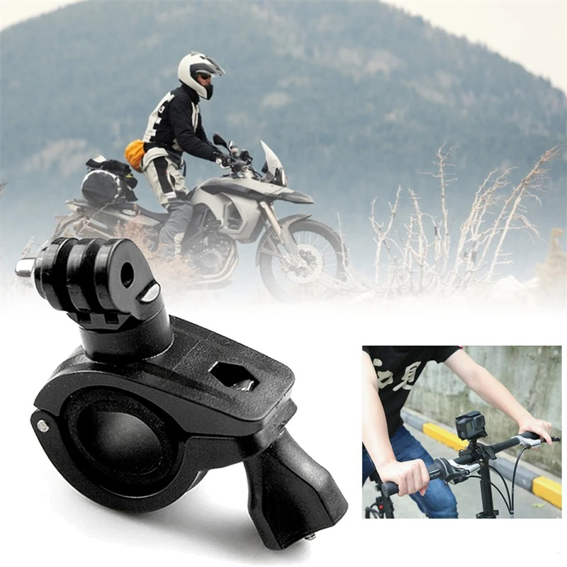 360 Degree Rotation Bike Stand Action Camera Holder For Gopro Hero 10 9 8 7 6 5 SJCAM Camera Accessories Reusable Camera Holder