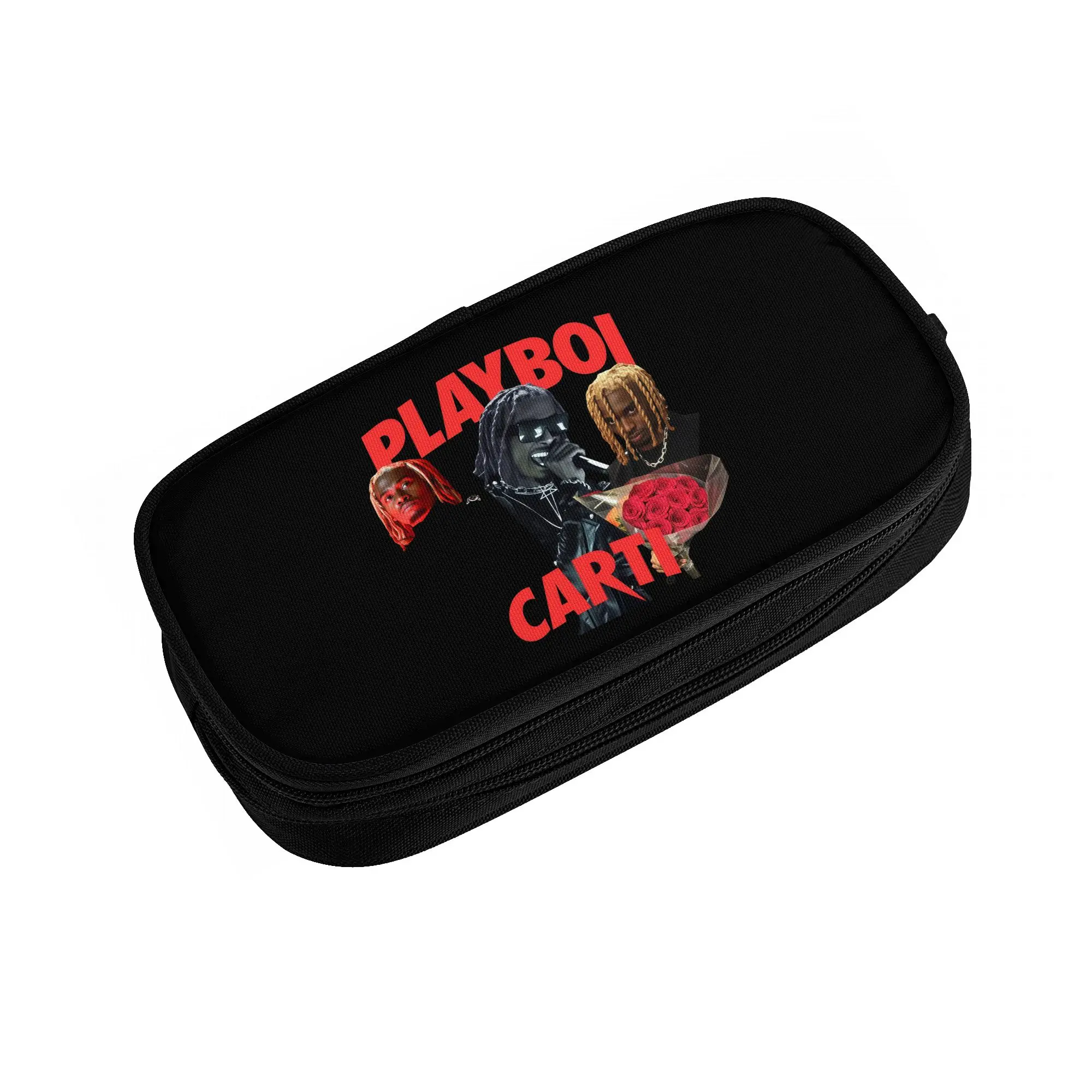 Playboi Carti Rapper Singer Hip Hop  Cute Pencil Case Girls Boys Large Capacity  Pencil Bag Students Stationery