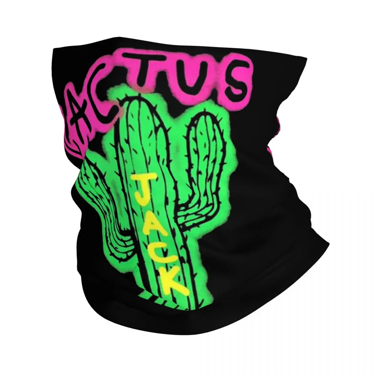 Cactus Jack Singer Bandana Neck Cover Printed Travis Scott Balaclavas Mask Scarf Warm Headband Fishing for Men Women Adult