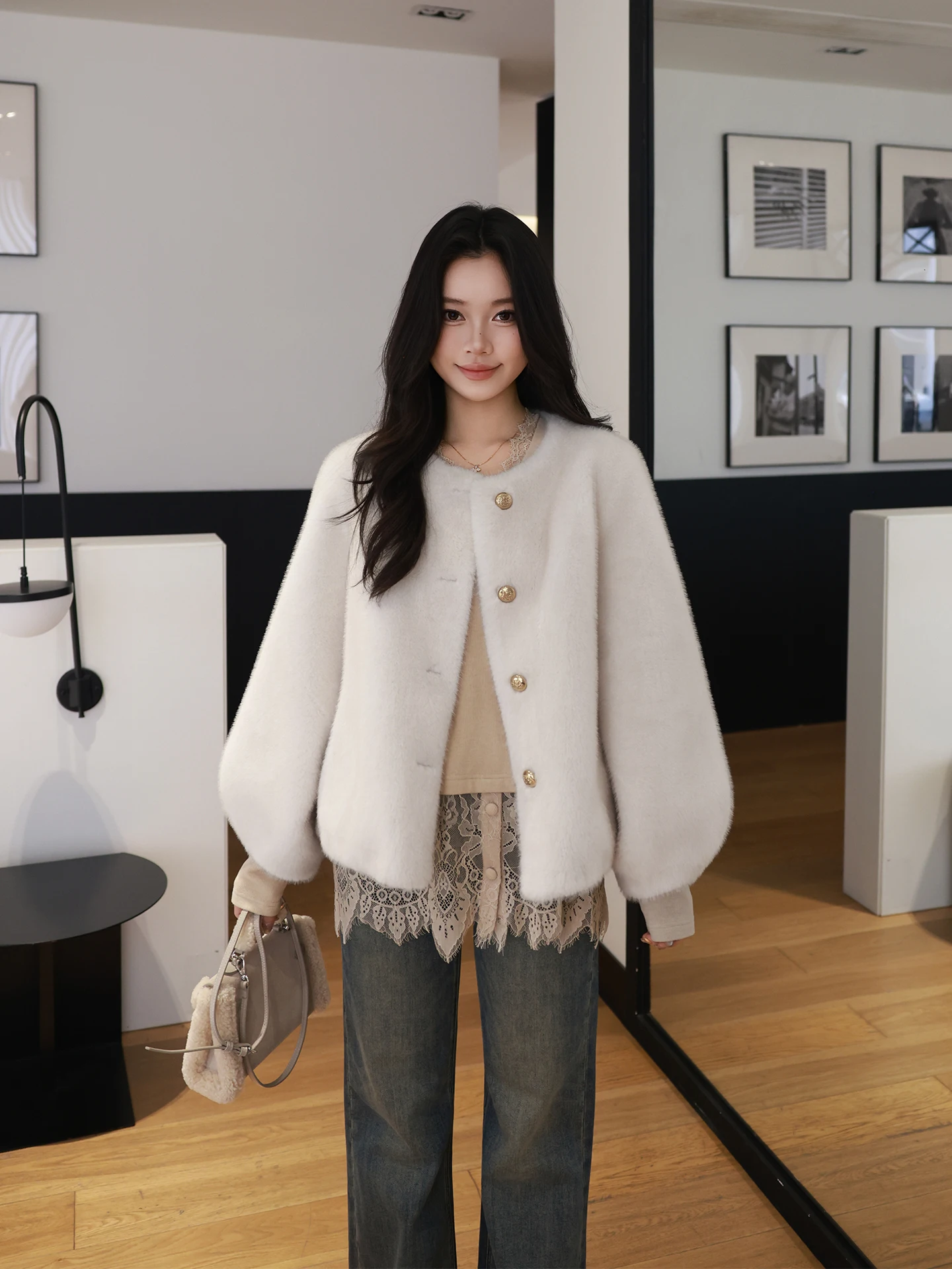 

Шуба из искусственного меха Mehomeyang: теплая, облегающая, универсальная, для женщин, зимняя верхняя одежда, не для торговых центров