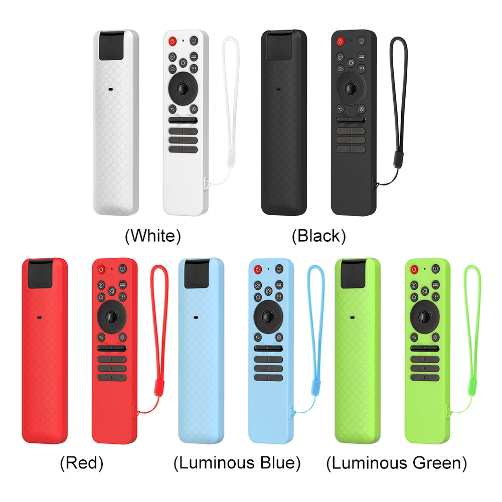 حافظة واقية مضادة للانزلاق لجهاز التحكم عن بعد للتلفزيون، حافظة تحكم عن بعد خفيفة الوزن ومضادة للصدمات متوافقة مع 2025 LG OLED Smart TV