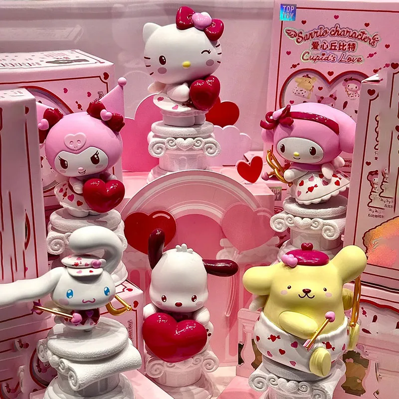 

Sanrio Love Cupid 520 Ограниченная серия Женская экшн-фигурка полачко куроми Мелодия загадочная коробка Кукла орнамент собирать игрушки подарки