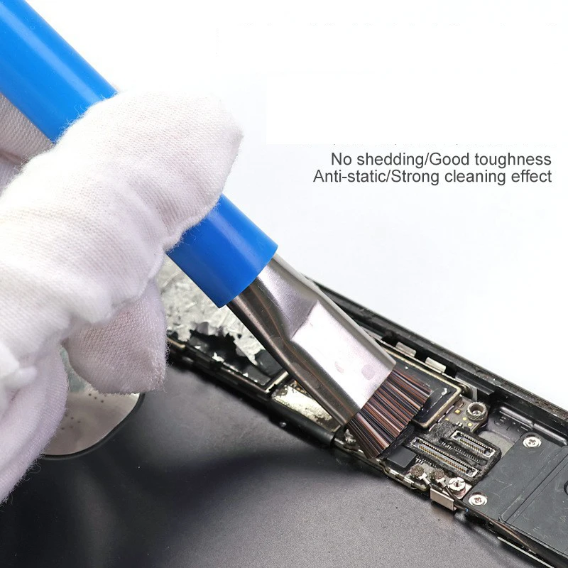 

BS-02 Double-Head Anti-Static Cleaning Brush for Mobile Phone Electronic Motherboard PCB Cleaner Repair Tools Cleaning Brush