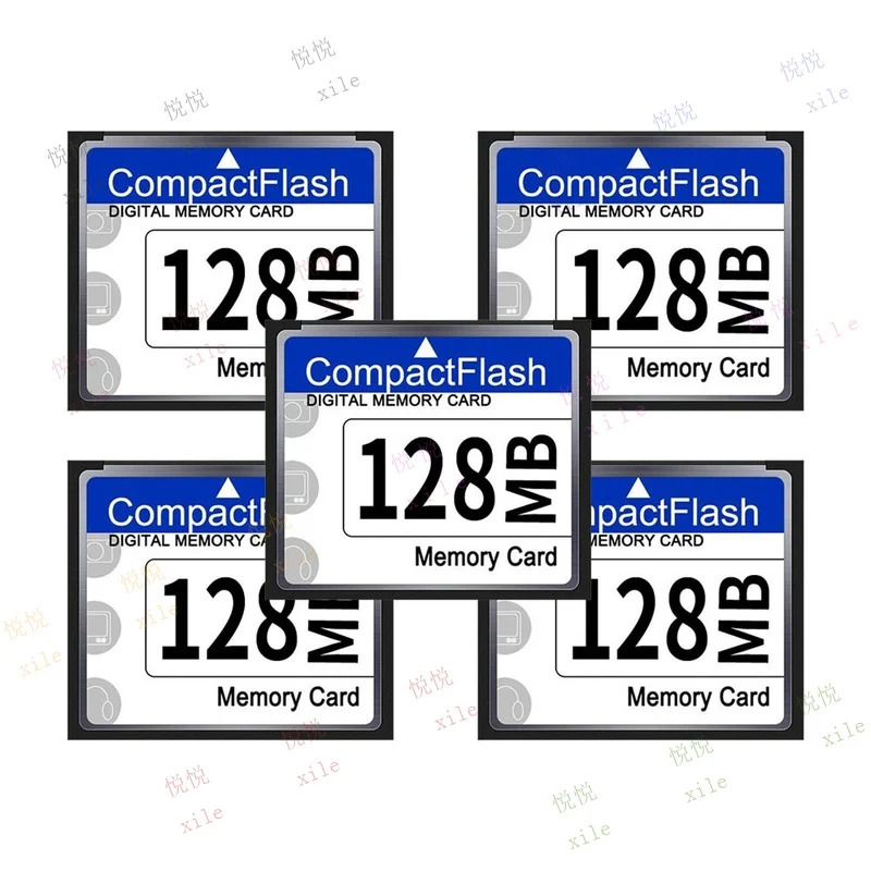 L+ 5Pcs 128MB Compact Flash Card CF Memory Card for Camera MP3 Video Player PC