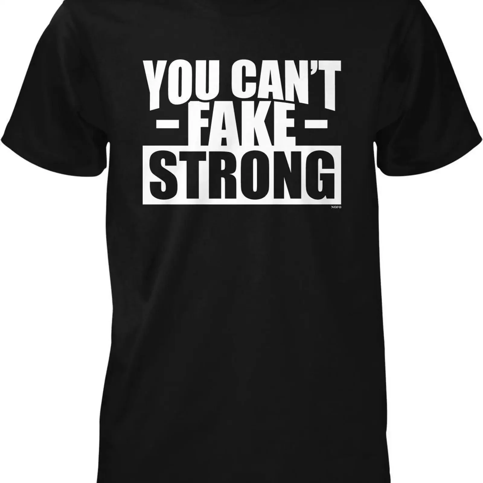 You Can't Fake Strong Men's T shirt NOFO_01218 vintage Washed Stylish fashion Breathable designer clothes streetwear Casual