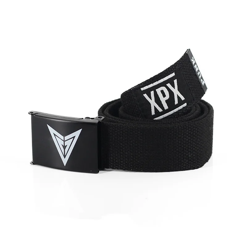 Graffiti Colorful Belt Canvas Ins Style Men\'s and Women\'s Simple Student Casual Pants Belt Youth Belt Korean Version Youth Stree