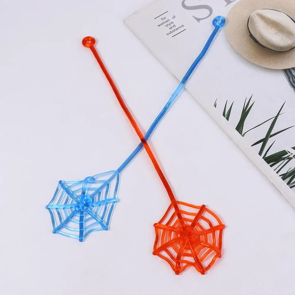 Gunsten Kinderspeelgoed Verjaardagscadeau Halloween Pinata Vulstoffen Rekbaar Kleverig Spinspeelgoed Elastisch Spinnenweb Kleverig Spinnenweb