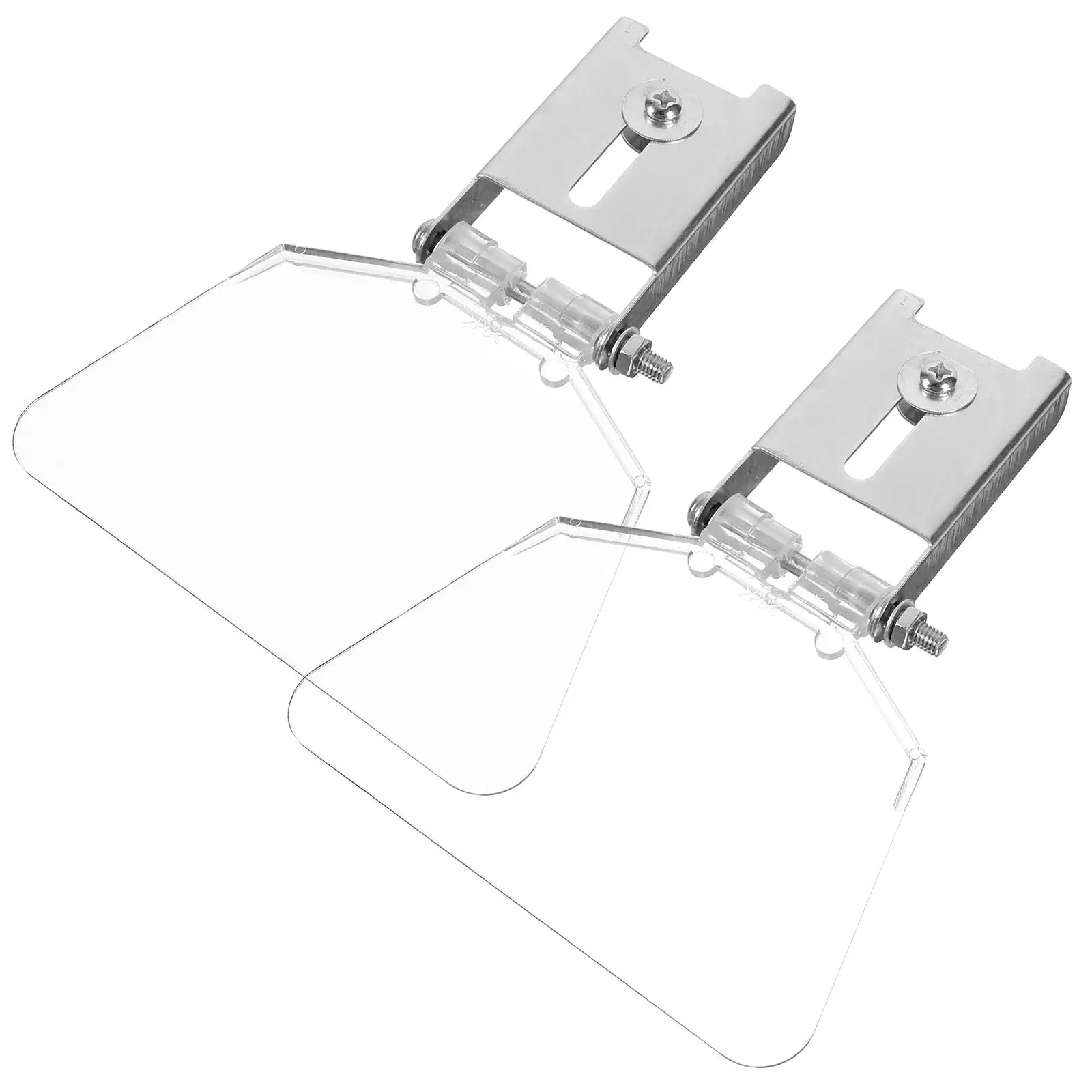 

2Pcs BenchGrinderEyeShields ProtectiveGlasses SafetyMask Replacement ABS StainlessSteel Durable AntiRust Professional