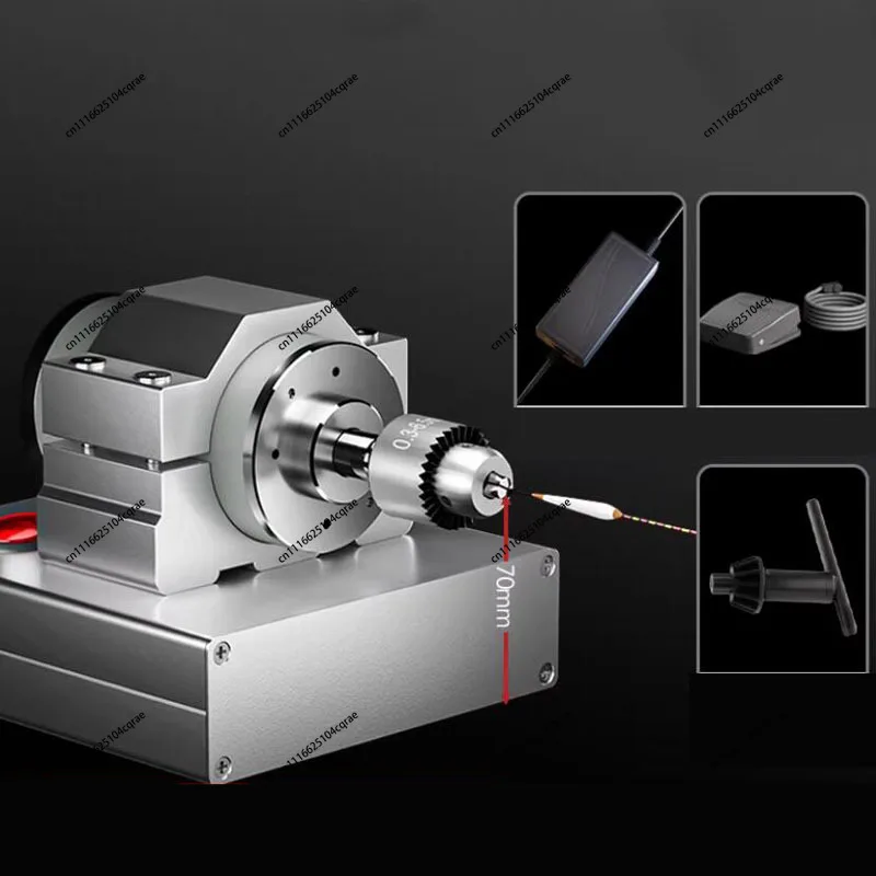 Electric Fishing Float Painting Machine with Foot Pedal Switch and JTO Chuck