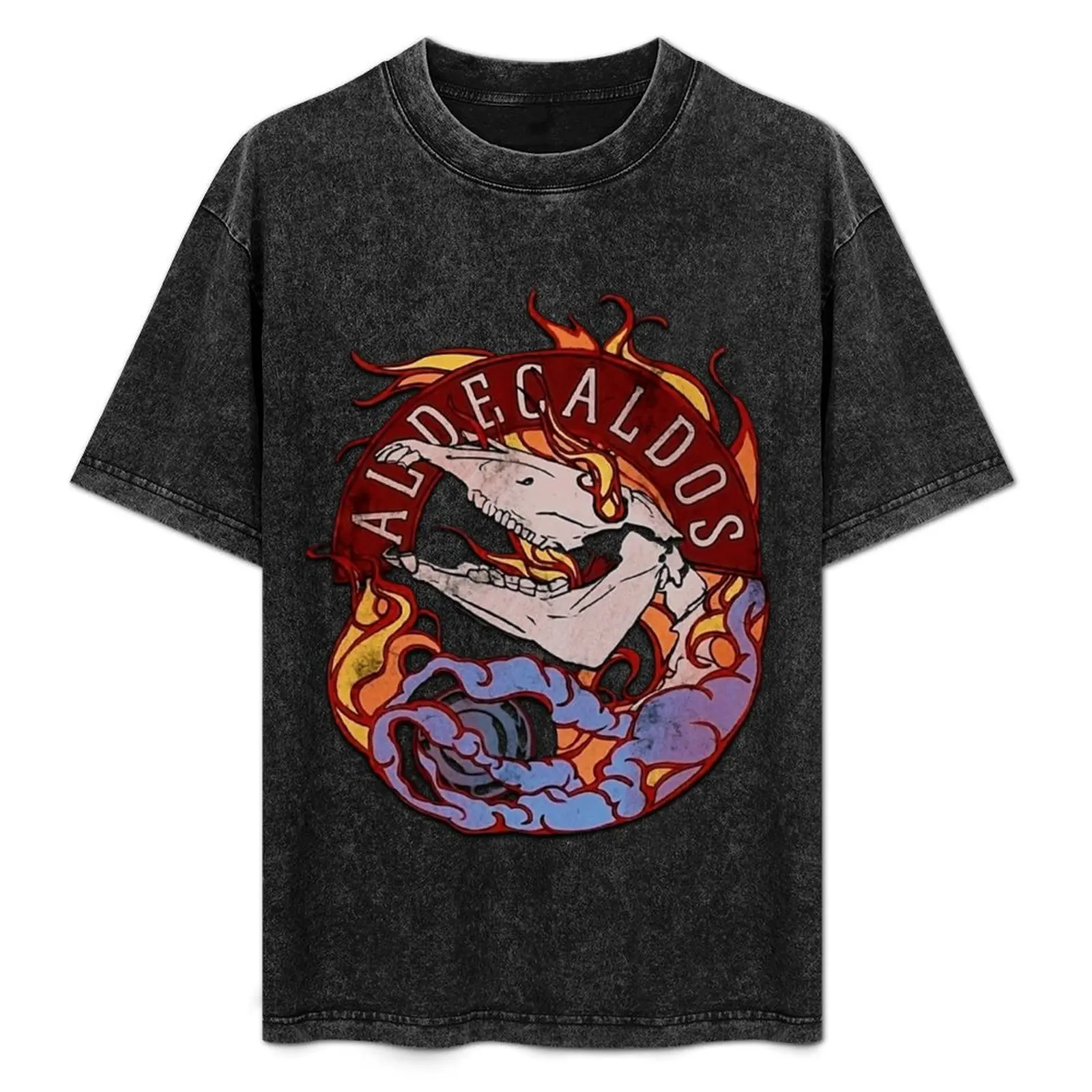 Aldecaldos Nomad Logo Essential T-Shirt All Match Print Short Sleeve Top