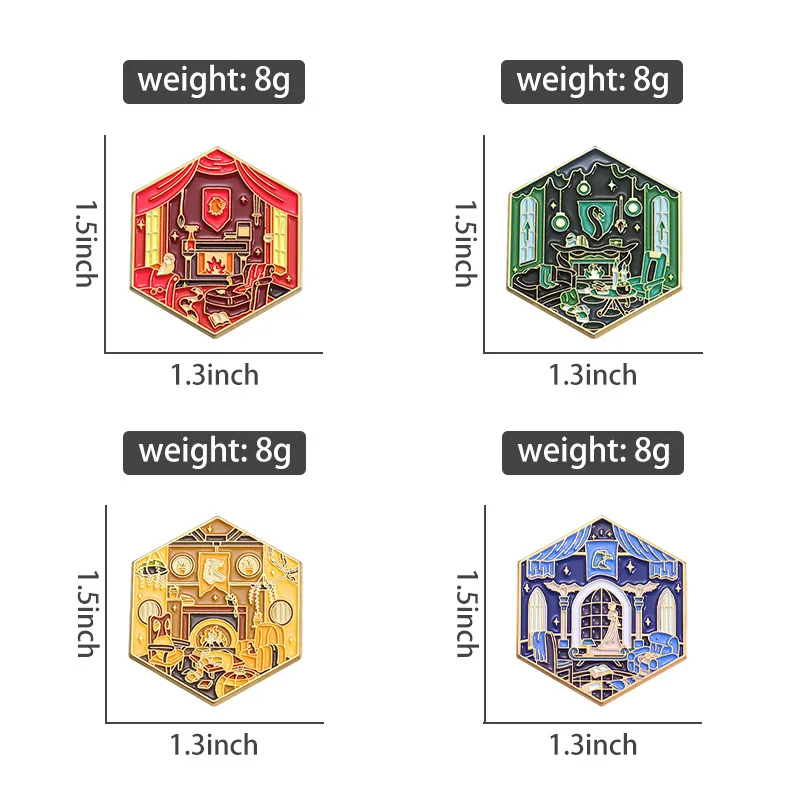 Magic School Movies Enamel Pins Custom Film Inspiration Brooches for Bag Clothes Lapel Badge Jewelry Gift