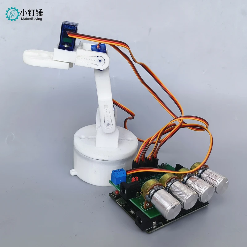 Four-degree-of-freedom servo manipulator for arduino control potentiometer manipulator DIYsg90 SNAM9300