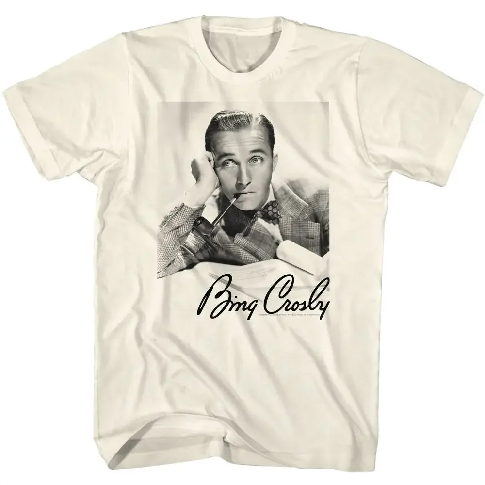 Bing Crosby Lean Pipe Signature Music T Shirt