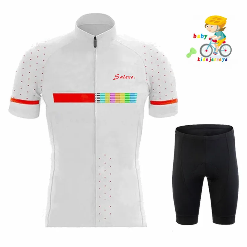 2024 Kid Cycling Clothing Suit Boy Girl MTB Cycling Jersey Set Children Road Bike Shirt Bicycle Jersey Ropa Maillot Ciclismo Kit