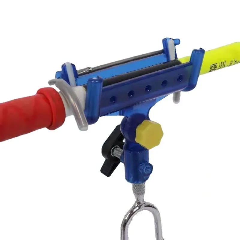 1 buah Braket Penyisipan Joran Pancing ke Tanah dengan Pengunci Joran dan Pembuka Joran Tersedia. Kepala Rangka Deta