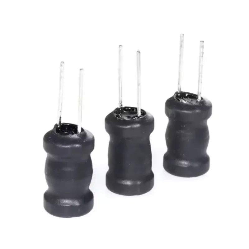 5Pcs/lot 100% New 1000mH 10*15.5mm Power Inductor 1H Inline Inductor 1000000uH DIP-2