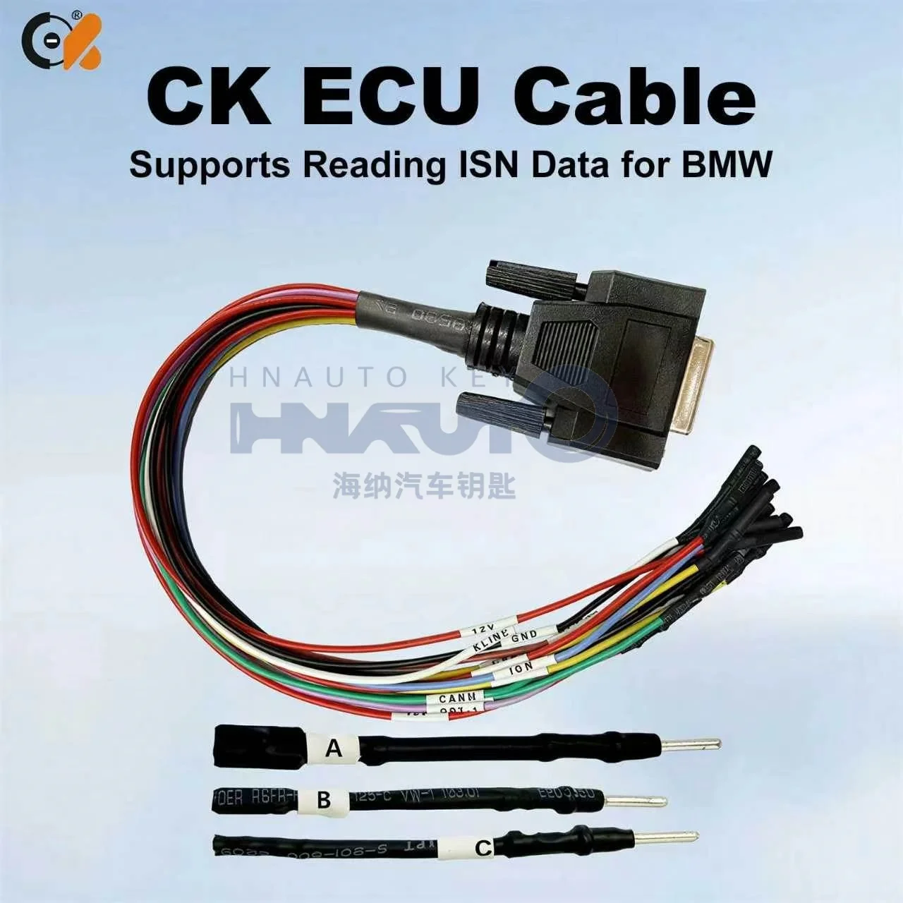 CK ECU Cable Supports Reading ISN Data for BMW BDC2 BDC3 MQB49 5C 5D Work CK-PROG Automotive Programmer Locksmith Tool