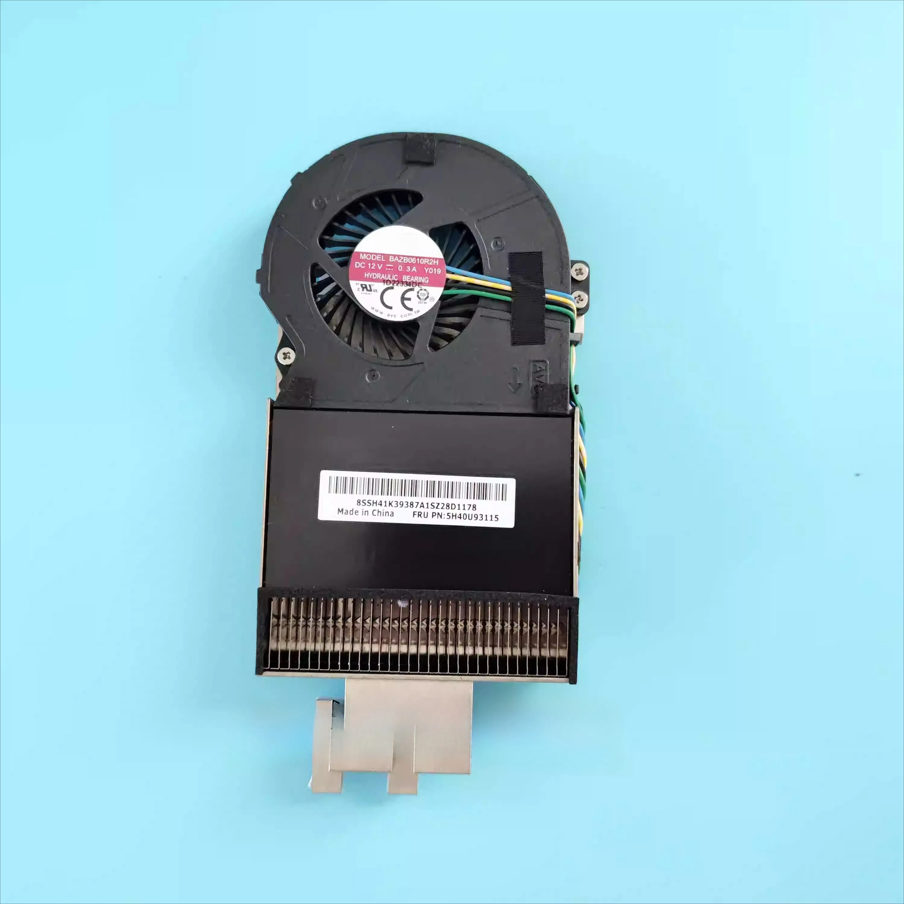 

Б/у вентилятор охлаждения процессора с радиатором для Lenovo ThinkCentre M720q M920q M920x P330 Tiny5 65W 01MN631 01MN632 BAZA0817R2U