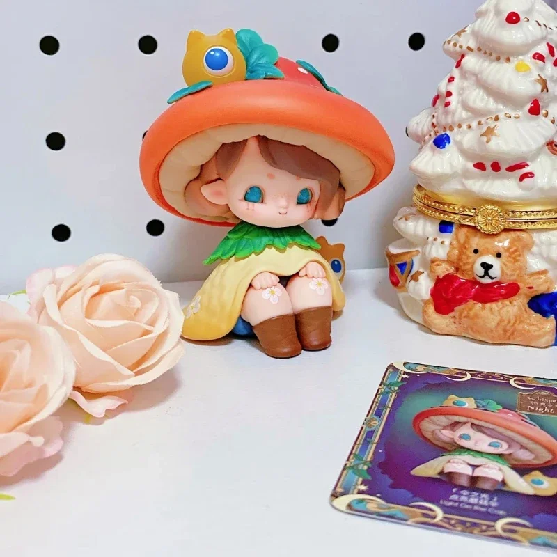 Impopo Pix الهمس في سلسلة الليل صندوق أعمى اللعب مفاجأة صندوق غامض لطيف أنيمي نموذج لجسم جمع دمية حلية هدية عيد الميلاد