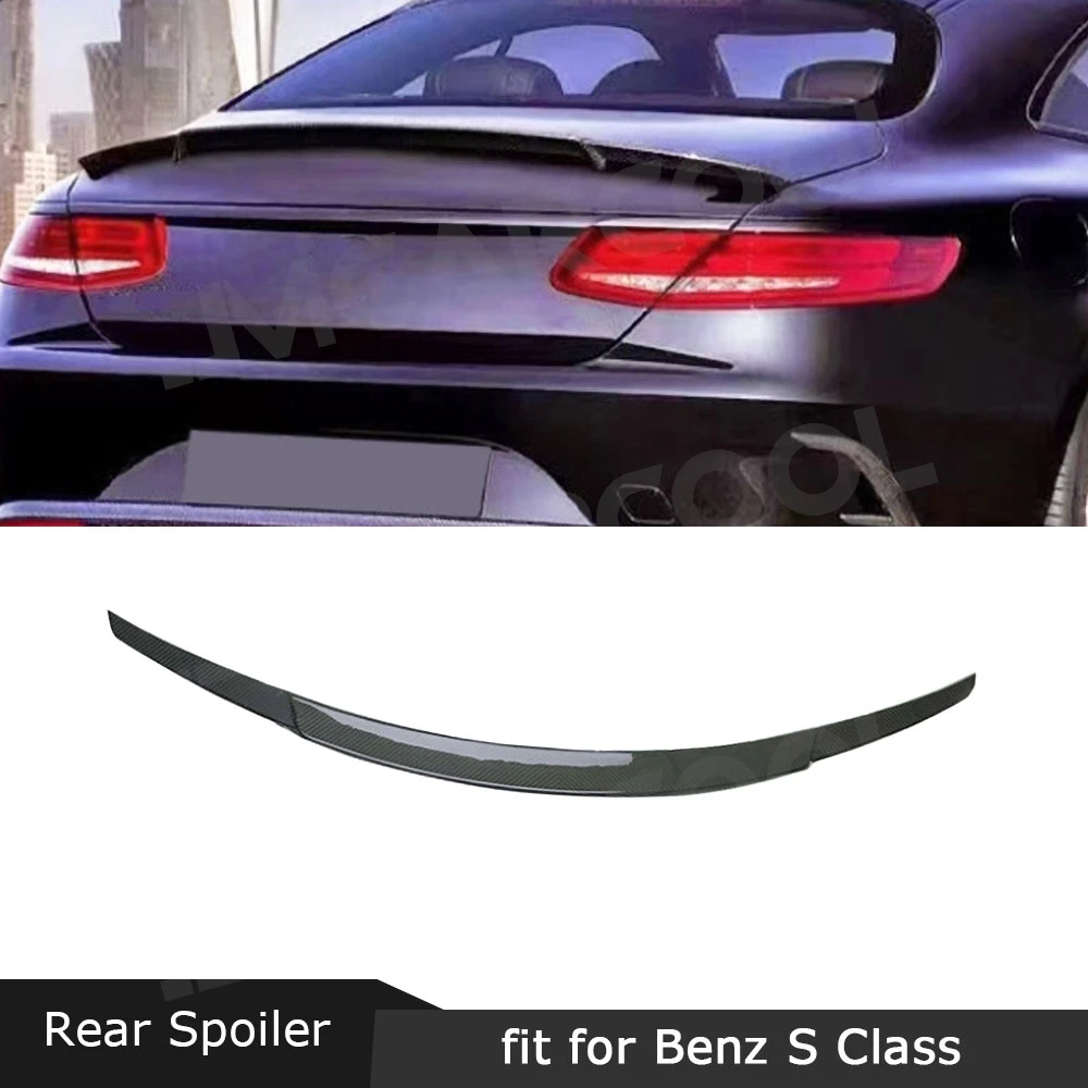 

Rear Trunk Duck Spoiler Wing for Benz S Class W217 C217 S63 S65 AMG Coupe 2014-2019 B Style Body Kits Decration Car Accessories