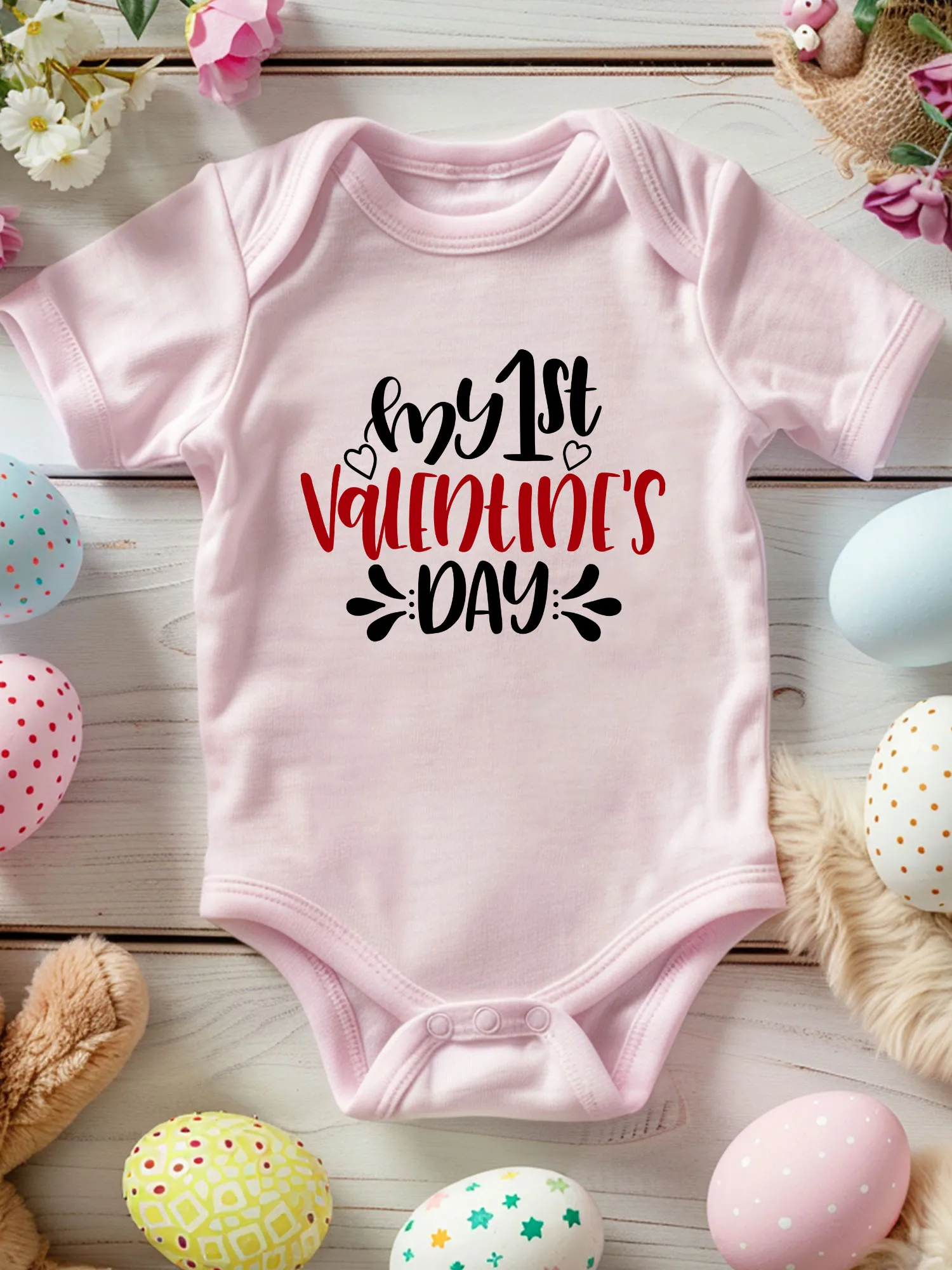 

Мой первый комбинезон для малышей на День святого Валентина, унисекс, 100% хлопок, мягкий боди, всесезонный, розовый, 190 г/м²